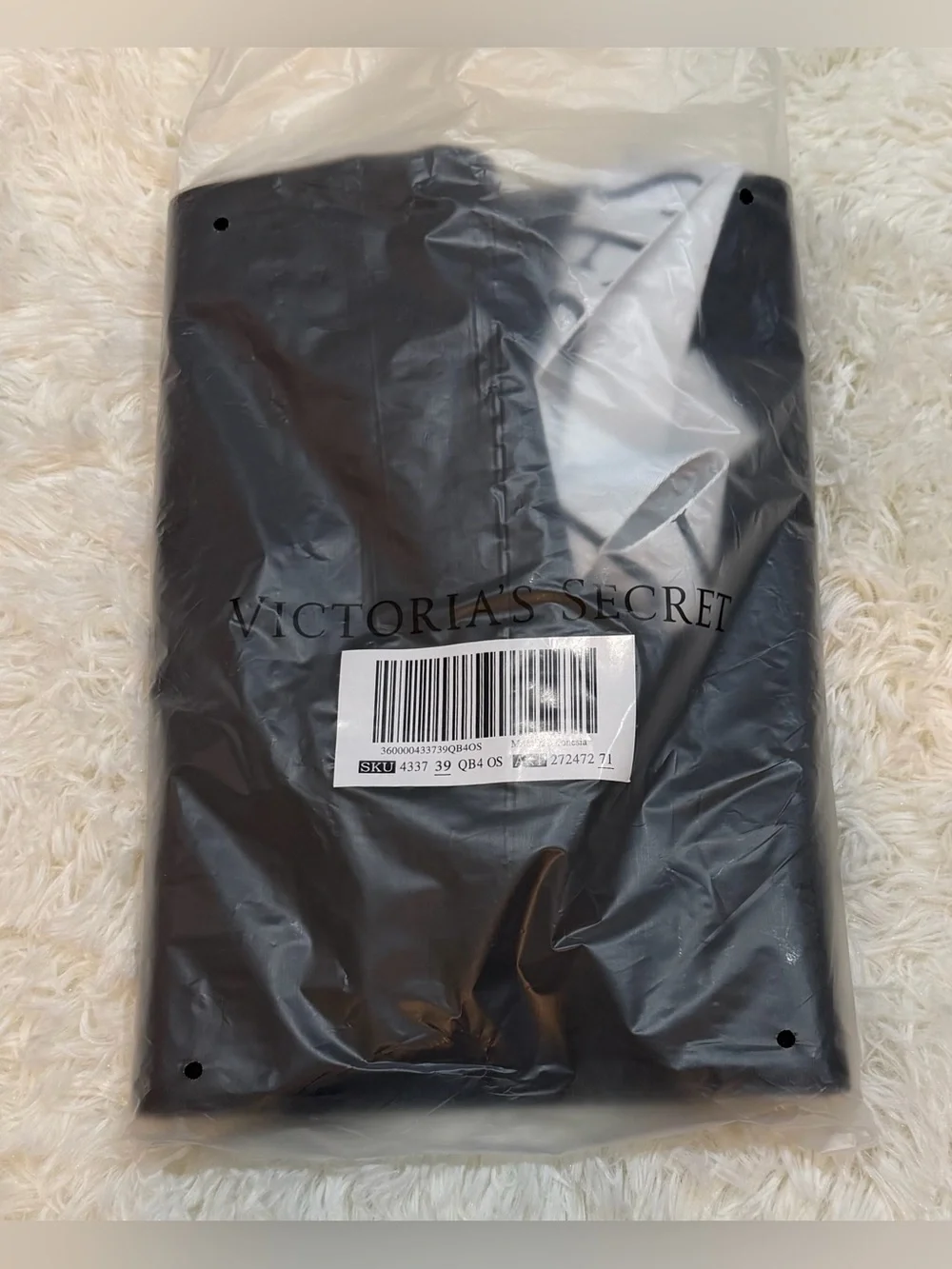 Victoria's Secret Canvas Tote Bag with Logo Straps